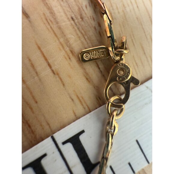 Monet Gold-Tone Twisted Knot Pendant Necklace With 16" Chain - Picture 6 of 7